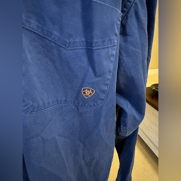 Men’s EUC Ariat button down shirt-Large - Picture 3 of 4